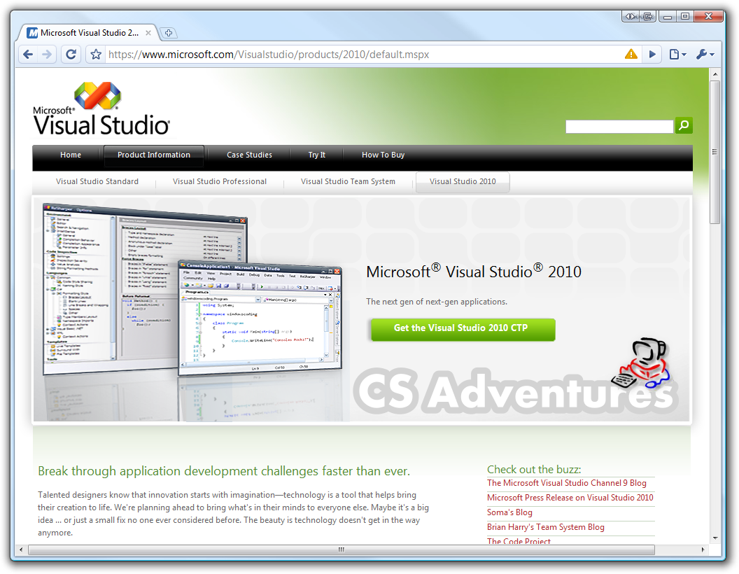 visual studio 2010 free download for windows